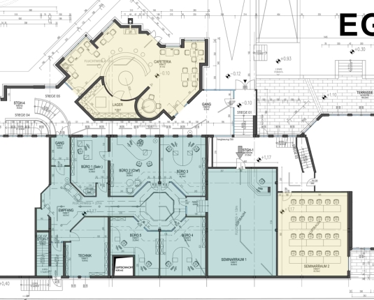 Repräsentatives Büro in architektonisch markantem Bürohaus