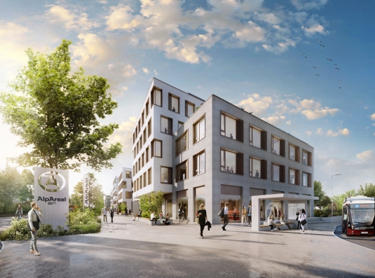 Neubau für Büroflächen im &#8222;AlpAreal&#8220; Salzburg