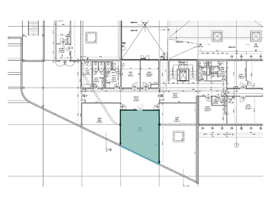 Schöne Büro / Seminarfläche in auffälligem Gebäude