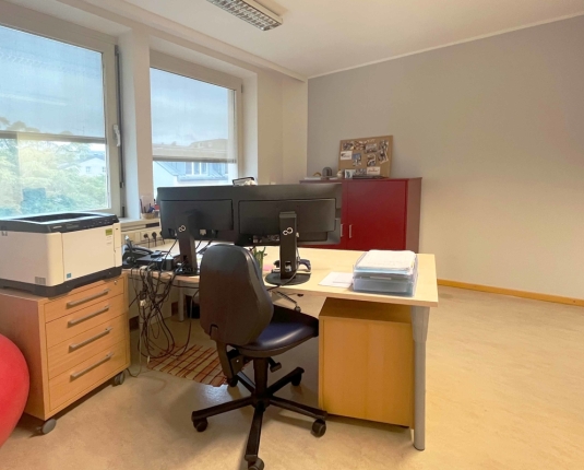 Helles Büro im Andräviertel