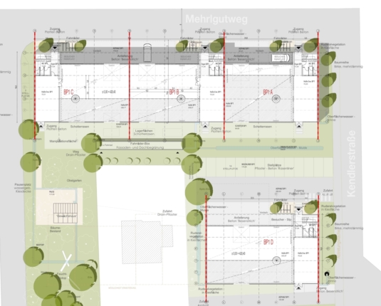 Projektplanung – Betriebspark: Lager- & Büroeinheiten als Baurecht